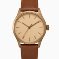 Bronze Leder Uhr - Tromven Uhren