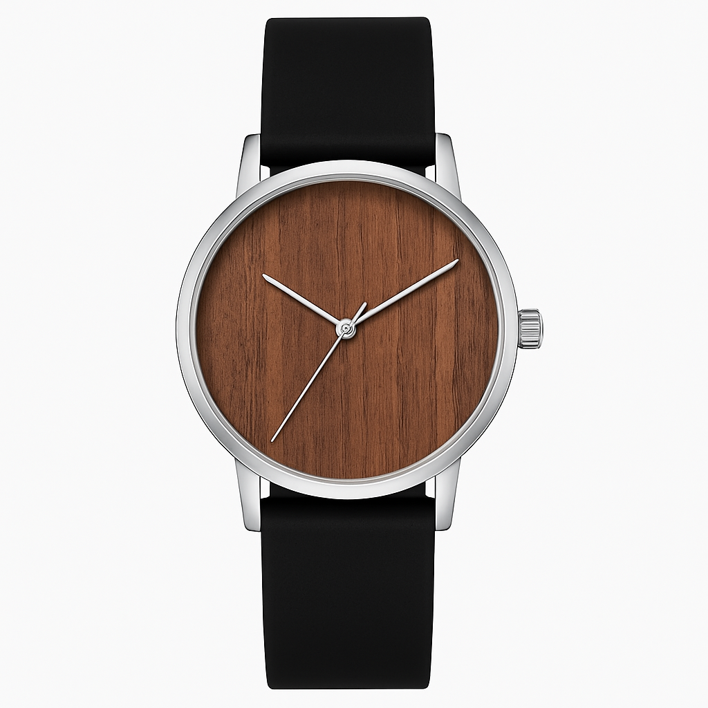 Holz Zifferblatt Uhr - Tromven Uhren